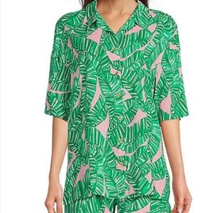 Lilly Pulitzer Franki woven floral blouse